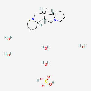 molecular formula C15H38N2O9S B7801000 (+)-Sparteine sulfate pentahydrate 