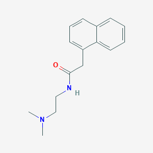 molecular formula C16H20N2O B078011 1-Naphthaleneacetamide, N-(2-(dimethylamino)ethyl)- CAS No. 10593-17-6