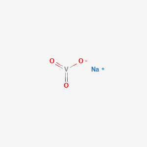 molecular formula NaO3V B7801121 sodium;oxido(dioxo)vanadium 