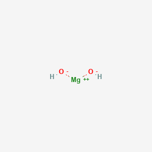 molecular formula H2MgO2 B7801135 氢氧化镁 CAS No. 1317-43-7