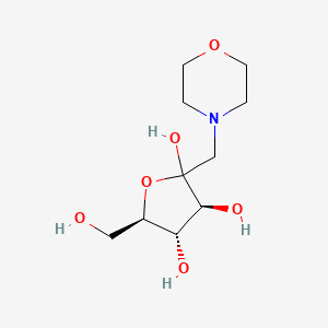 (3S,4S,5R)-5-(hydroxymethyl)-2-(morpholin-4-ylmethyl)oxolane-2,3,4-triol