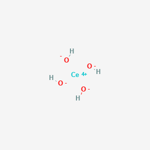 molecular formula CeH4O4 B7801164 Cerium tetrahydroxide 