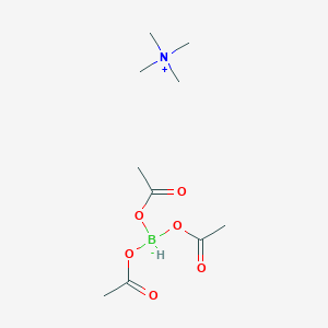 molecular formula C10H22BNO6 B7801176 tetramethylazanium;triacetyloxyboranuide 