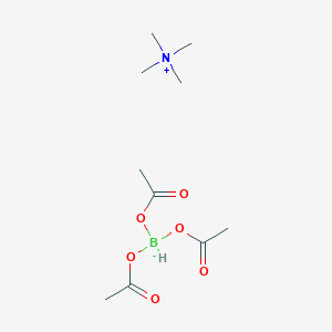 molecular formula C10H22BNO6 B7801176 Tetramethylammoniumtriacetoxy borohydride 