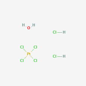 molecular formula Cl6H4OPt B7801277 Hexachloroplatinic(IV) acid hydrate 
