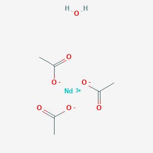 molecular formula C6H11NdO7 B7801328 Neodymium(III)acetatehydrate 