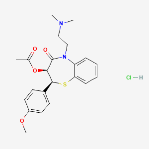 molecular formula C22H27ClN2O4S B7801361 Diltiazem hydrochloride CAS No. 38411-61-9