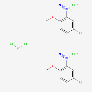 5-Chloro-2-methoxybenzenediazonium;dichlorozinc;dichloride