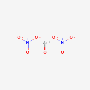 molecular formula N2O7Zr B7801393 Oxozirconium(2+);dinitrate 