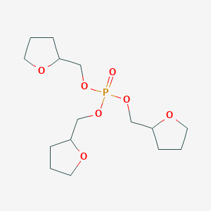 molecular formula C15H27O7P B078014 Furfuryl alcohol, phosphate (3:1) CAS No. 10427-00-6