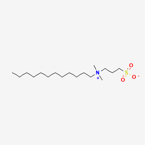 molecular formula C17H37NO3S B7801445 N-Dodecyl-N,N-dimethyl-3-ammonio-1-propanesulfonate CAS No. 68201-55-8