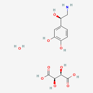 molecular formula C12H19NO10 B7801486 Norepinephrine Bitartrate CAS No. 34888-32-9