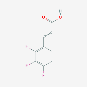 molecular formula C9H5F3O2 B7801593 3-(2,3,4-trifluorophenyl)prop-2-enoic Acid 