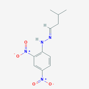 molecular formula C11H14N4O4 B7801607 Isovaleraldehyde 2,4-Dinitrophenylhydrazone 