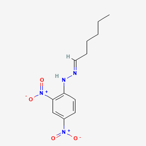 molecular formula C12H16N4O4 B7801636 Hexanal, (2,4-dinitrophenyl)hydrazone 
