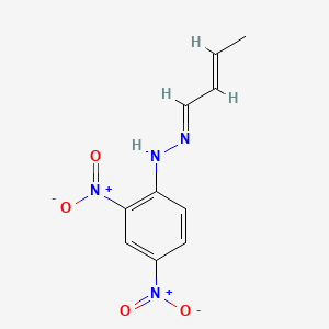 molecular formula C10H10N4O4 B7801639 Crotonaldehyde 2,4-dinitrophenylhydrazone 
