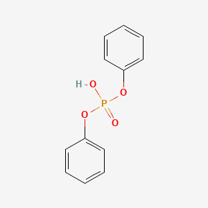 molecular formula C12H11O4P B7801650 Phosphoric acid, diphenyl ester CAS No. 53396-64-8