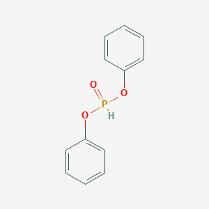 molecular formula C12H11O3P B7801656 Phenoxyphosphonoyloxybenzene 