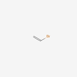 molecular formula C2H3Br<br>C2H3Br<br>CH2=CHB B7801696 Vinyl bromide CAS No. 25951-54-6