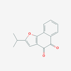 B078017 2-Isopropylnaphtho[1,2-b]furan-4,5-dione CAS No. 13019-42-6
