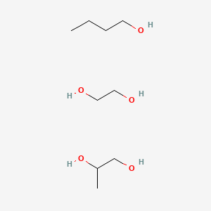 molecular formula C9H24O5 B7801731 Butan-1-ol;ethane-1,2-diol;propane-1,2-diol CAS No. 68551-14-4