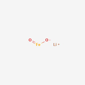 molecular formula FeLiO2 B7801792 lithium;oxido(oxo)iron 