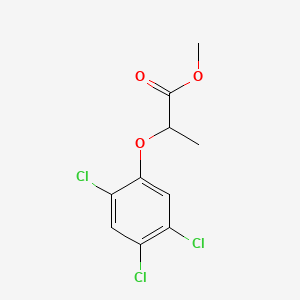 molecular formula C10H9Cl3O3 B7801894 Methyl 2-(2,4,5-trichlorophenoxy)propanoate CAS No. 23844-59-9