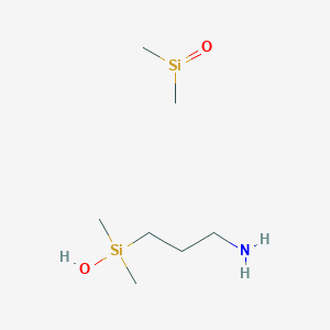 molecular formula C7H21NO2Si2 B7802029 AMINOPROPYL TERMINATED POLYDIMETHYLSILOXANE 