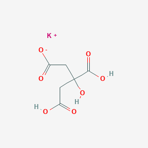 molecular formula C6H7KO7 B7802200 potassium;3-carboxy-3,5-dihydroxy-5-oxopentanoate 