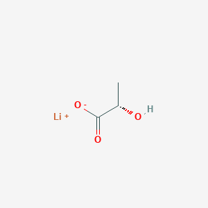 molecular formula C3H5LiO3 B7802231 lithium;(2S)-2-hydroxypropanoate 