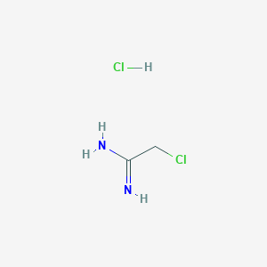 molecular formula C2H6Cl2N2 B078023 2-Chloroacetimidamide hydrochloride CAS No. 10300-69-3