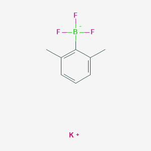 molecular formula C8H9BF3K B7802507 potassium;(2,6-dimethylphenyl)-trifluoroboranuide 
