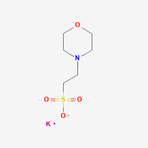 molecular formula C6H12KNO4S B7802549 potassium;2-morpholin-4-ylethanesulfonate 