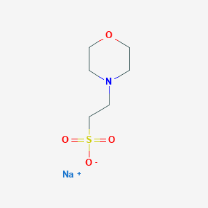 molecular formula C6H12NNaO4S B7802550 sodium;2-morpholin-4-ylethanesulfonate 