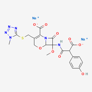 molecular formula C20H18N6Na2O9S B7802563 Moxalactam sodium salt 