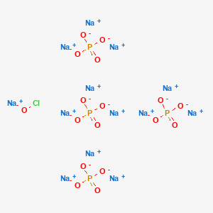 molecular formula ClNa13O17P4 B078026 Chlorinated trisodium phosphate CAS No. 11084-85-8
