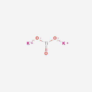 molecular formula K2O3Ti B7802754 dipotassium;dioxido(oxo)titanium 