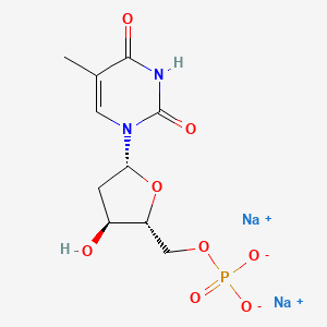 molecular formula C10H13N2Na2O8P B7802969 5'-thymidylic acid, disodium salt CAS No. 75652-49-2