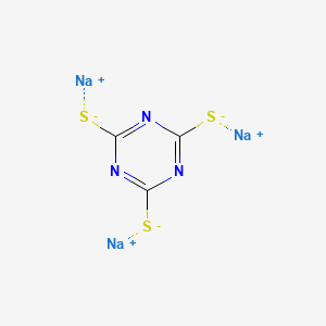 molecular formula C3N3Na3S3 B7802986 Trithiocyanuric acid trisodium salt hydrate 
