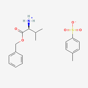 molecular formula C19H25NO5S B7803049 4-methylbenzenesulfonate;[(2S)-3-methyl-1-oxo-1-phenylmethoxybutan-2-yl]azanium 