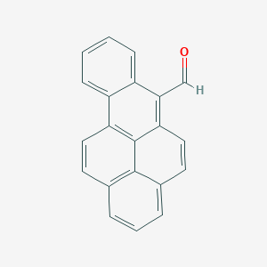 molecular formula C21H12O B078031 BENZO(a)PYRENE-6-CARBOXALDEHYDE CAS No. 13312-42-0