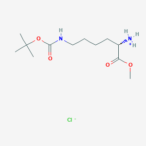 [(2S)-1-methoxy-6-[(2-methylpropan-2-yl)oxycarbonylamino]-1-oxohexan-2-yl]azanium;chloride