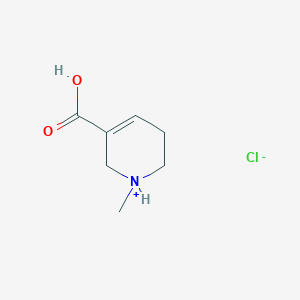 molecular formula C7H12ClNO2 B7803184 1,2,5,6-Tetrahydro-1-methylnicotinic acid hydrochloride 
