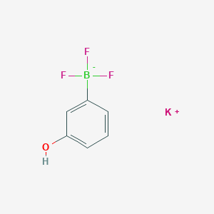 molecular formula C6H5BF3KO B7803200 potassium;trifluoro-(3-hydroxyphenyl)boranuide 