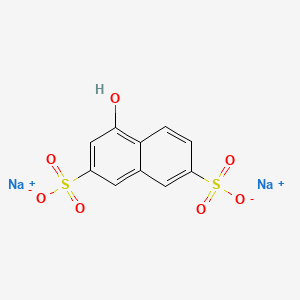 molecular formula C10H6Na2O7S2 B7803222 1-Naphthol-3,6-disulfonic acid disodium salt CAS No. 79873-37-3