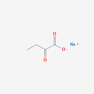 molecular formula C4H5NaO3 B7803252 sodium;2-oxobutanoate 