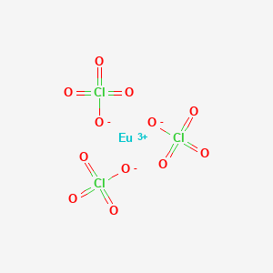 molecular formula Eu(ClO4)3<br>Cl3EuO12 B078033 Europium perchlorate CAS No. 13537-22-9