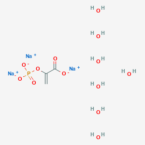 molecular formula C3H16Na3O13P B7803308 Phosphoenolpyruvic acid trisodium salt heptahydrate 