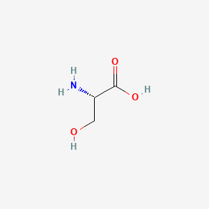 molecular formula C3H7NO3 B7803347 L-Serine CAS No. 6898-95-9