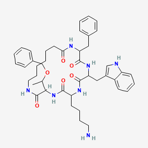 molecular formula C44H57N7O6 B7803368 Cyclosomatostatin 